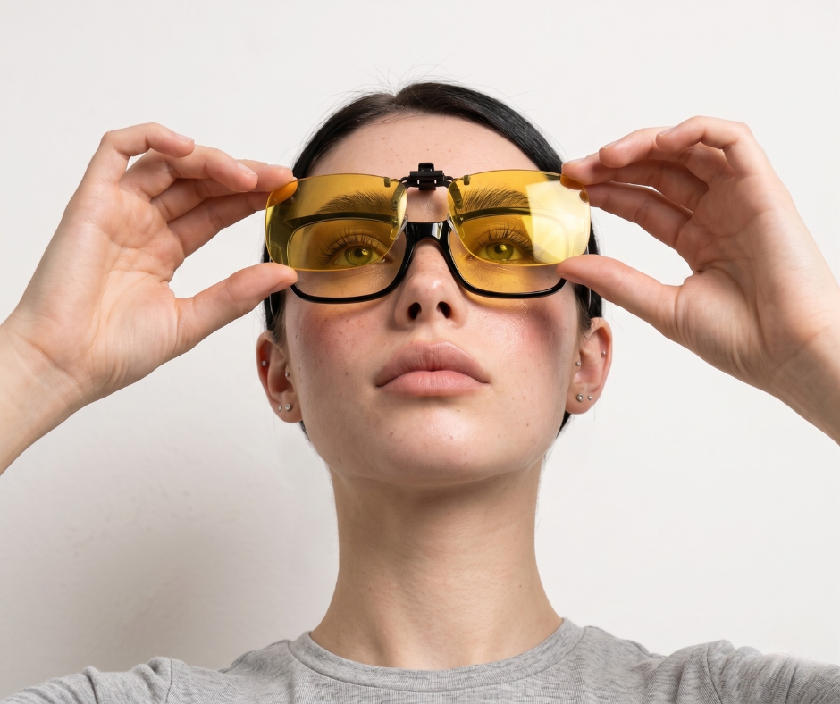 ClipsOnDay® | Yellow Filter Clip for Lenses