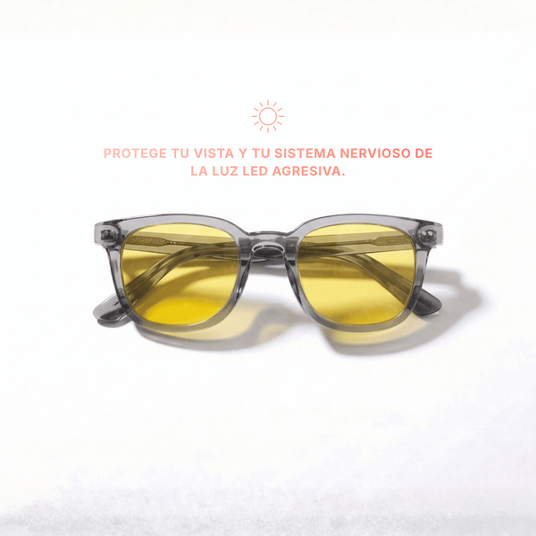 Gafas diurnas amarillas anti luz azul Day Mood de Krudo