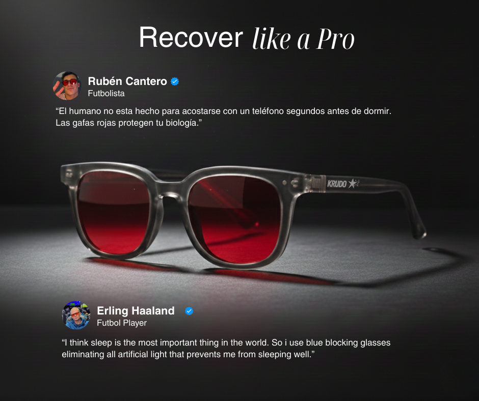 Night Mood® | Gafas Rojas Unisex Anti Luz Azul