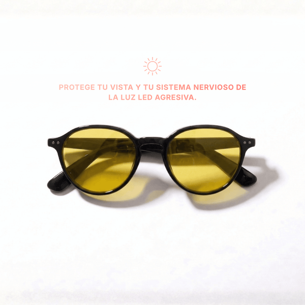 Gafas diurnas amarillas anti luz azul Day Core de Krudo