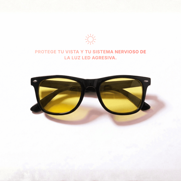 Gafas diurnas amarillas anti luz azul Day View de Krudo