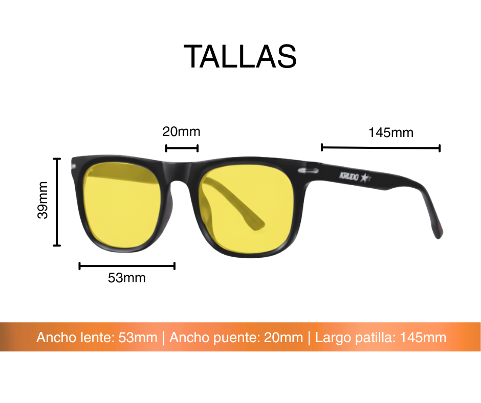Day View® | Gafas Amarillas Unisex Anti Luz Azul