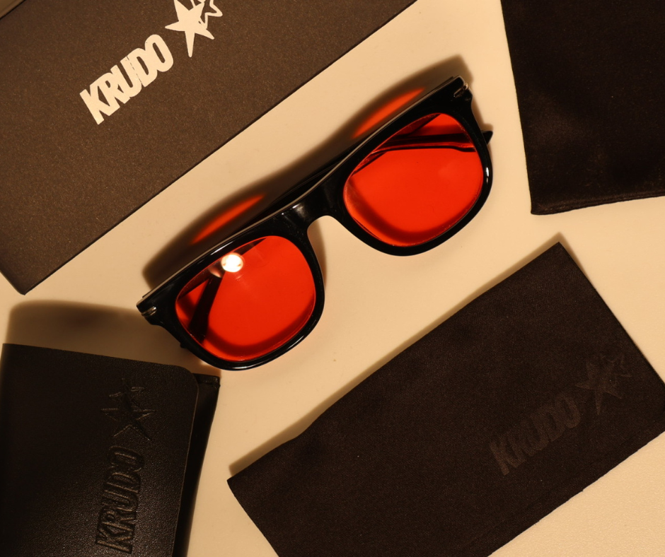 Night View® | Gafas Rojas Unisex Anti Luz Azul