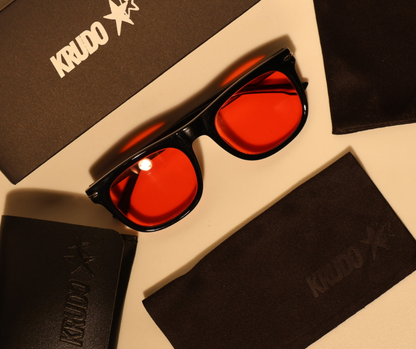 Night View® | Gafas Rojas Unisex Anti Luz Azul