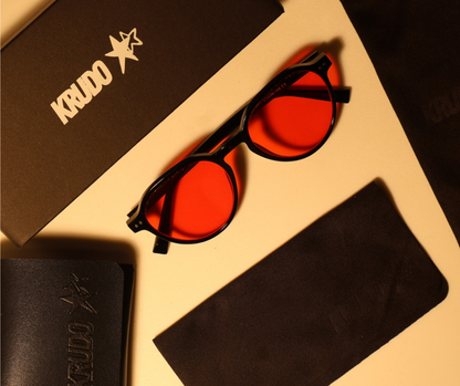 Night Core® | Gafas Rojas Unisex Anti Luz Azul