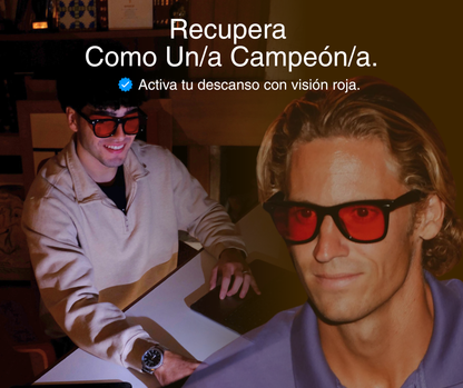 Night View® | Gafas Rojas Unisex Anti Luz Azul