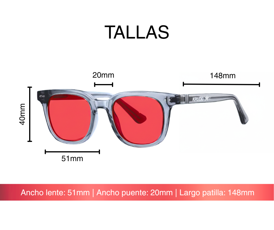 Night Mood® | Gafas Rojas Unisex Anti Luz Azul