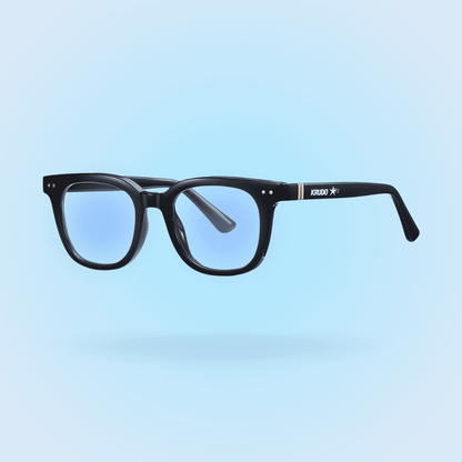Gafas Krudo modelo No Days Off, con lentes de filtro azul para reducir la fatiga visual y mejorar la concentración durante el uso prolongado de pantallas.