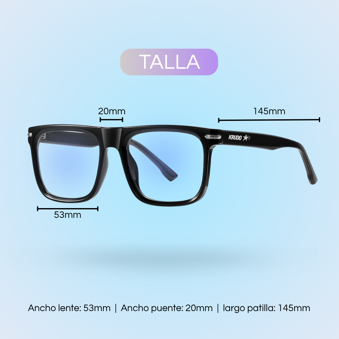 Guía de tallas para las gafas de filtro azul Afterwork
